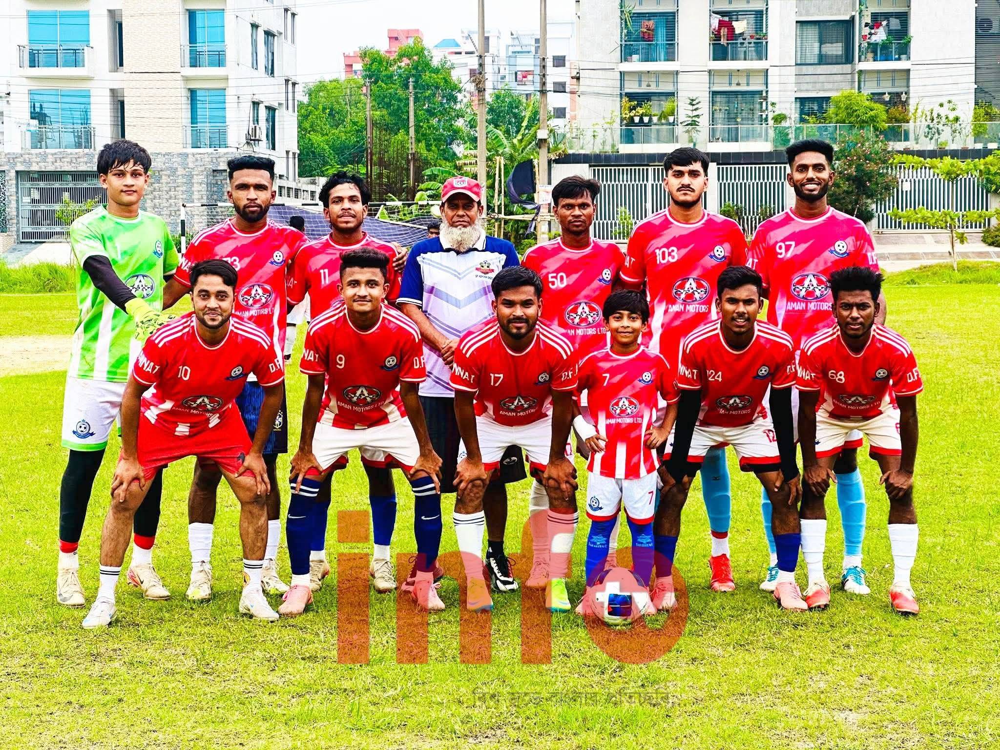 ডিয়াবাড়ী ফুটবল একাডেমির জয়, প্রীতি ম্যাচে তেজগাঁও ফুটবল ক্লাবকে ৩-২ গোলে পরাজিত